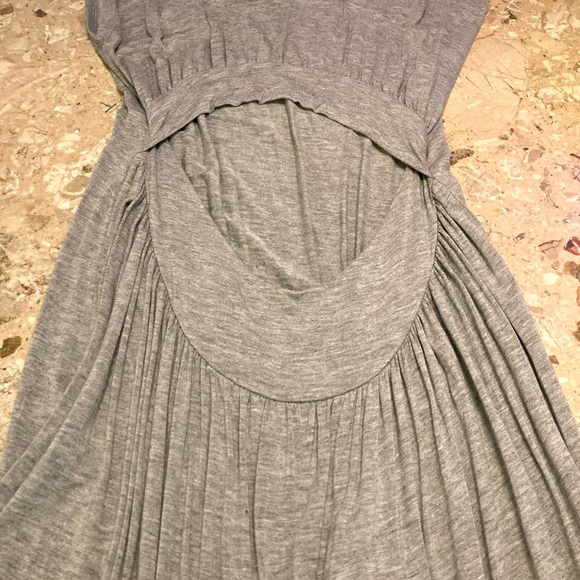 Urban Outfitters Gray Open Back Jersey Dress - Picture 8 of 10